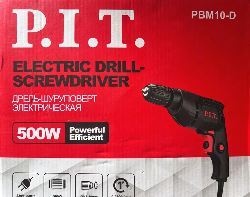 Дрель p.i.t 500w