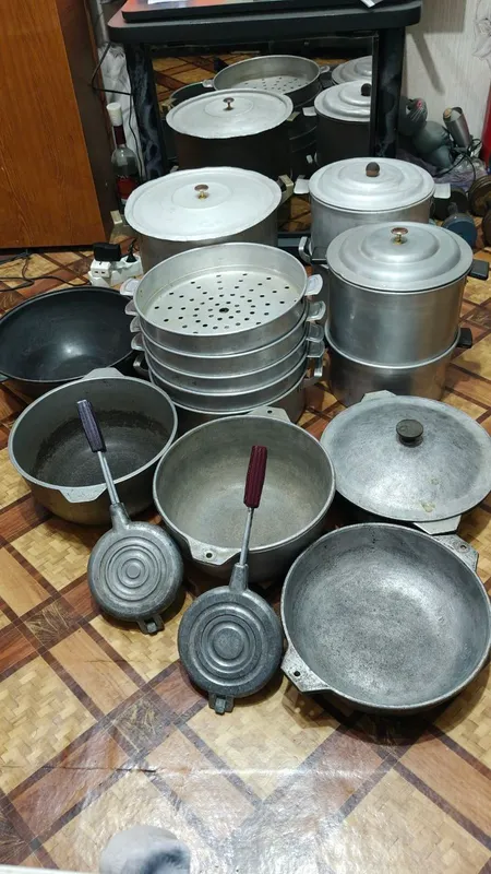 советские казаны,грешницы,мантышницы