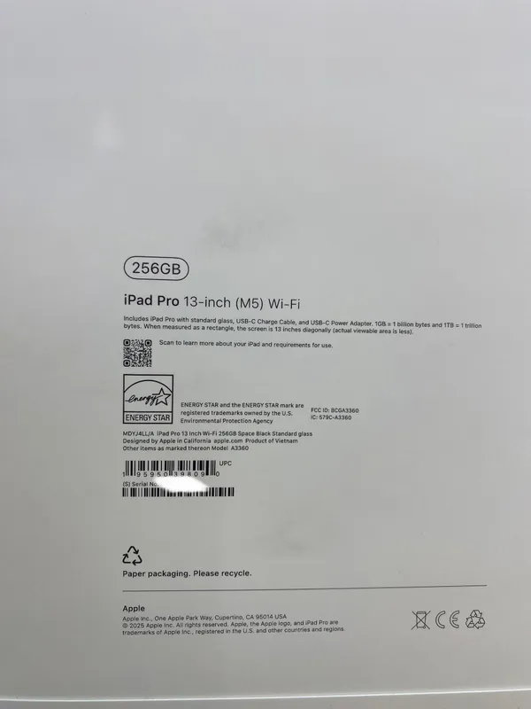 iPad Pro 13 M5/12GB/256GB/SpaceBlack 2