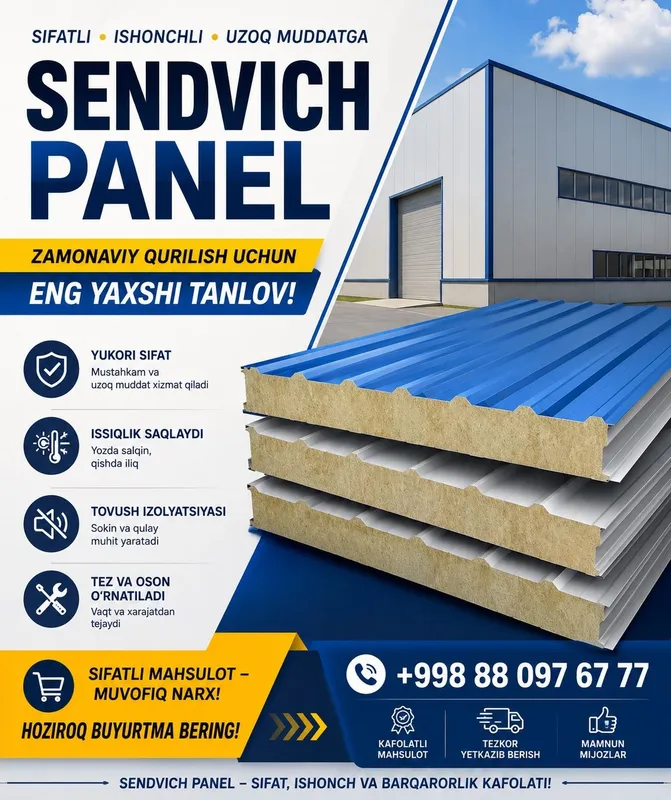 Сендвич панел | Сэндвич панел| Sendvich panel | Сендвич панел ишлаб чи — фото 5
