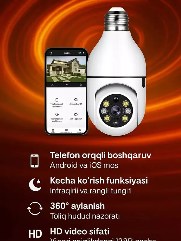 Wifi iCSee IP Kamera: Har tomonlama xavfsizli — фото 2