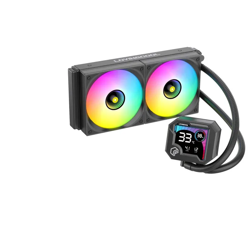 ; Водяное охлаждения для cpu LOVINGCOOL AK-03 240 ARGB digital — фото 1