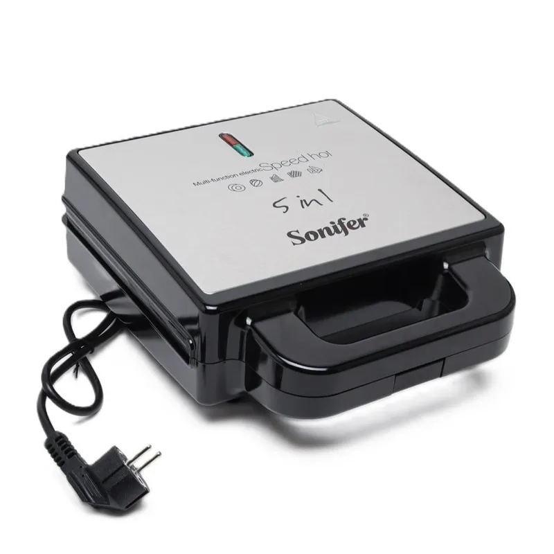Сэндвичница SONIFER SF-6143 5-в-1 , Black Сэндвичница SONIFER SF-6143 5-в-1 , Black