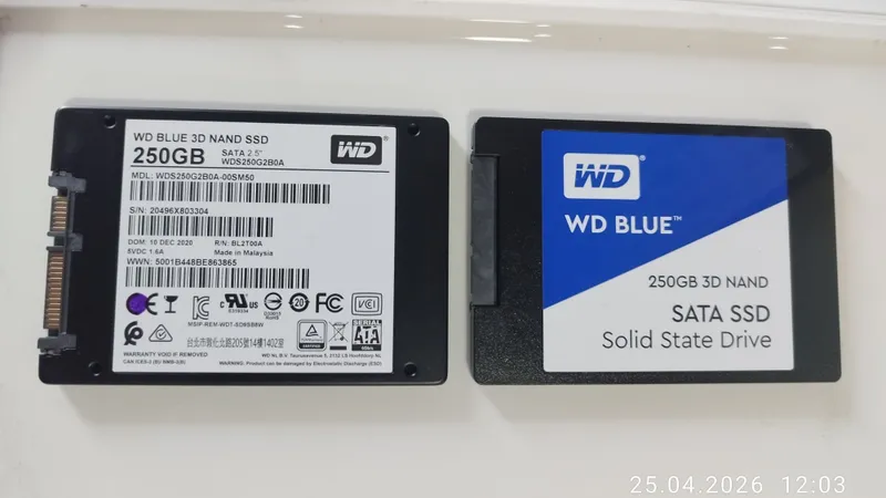 Оригинальные SSD WD Blue 250gb