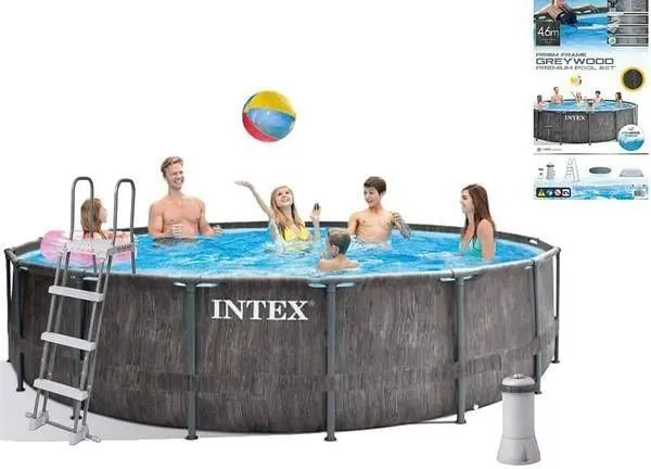 Каркасный бассейн 457×122 PREMIUM INTEX стойка бассейн stoyka basseyn — фото 1