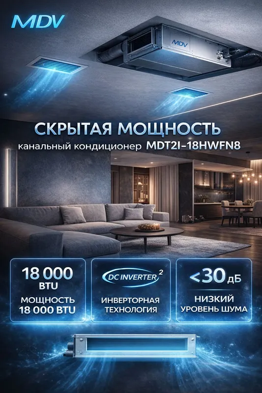 Канальный кондиционер MDV