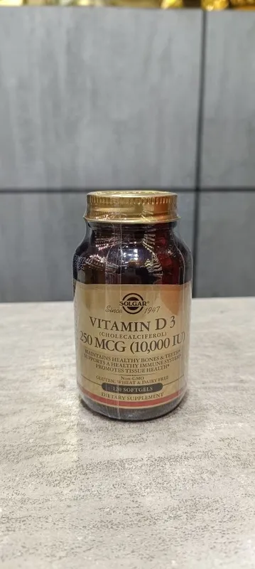 Solgar vitamin D 3 10.000 IU 120 softgels Solgar vitamin D 3 10.000 IU 120 softgels