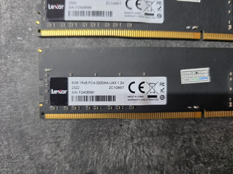 Оперативная память ОЗУ Lexar 2x8 16gb DDR4. Возможен обмен. Доставка. 2