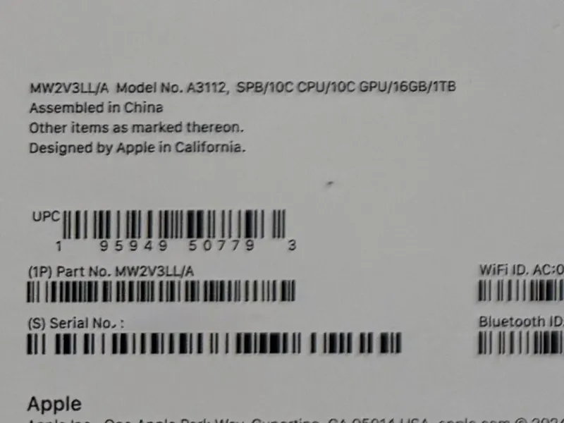Macbook Pro M4 16Gb/ 1Tb 14”