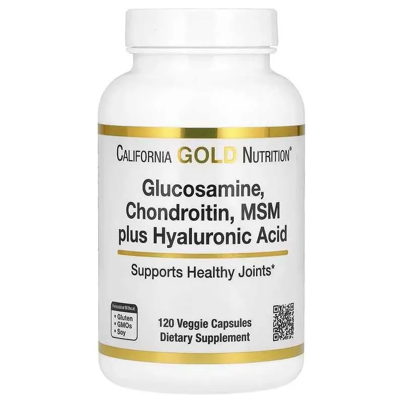 California Gold Glucosamine Chondroitin MSM глюкозамин хондроитин — фото 2