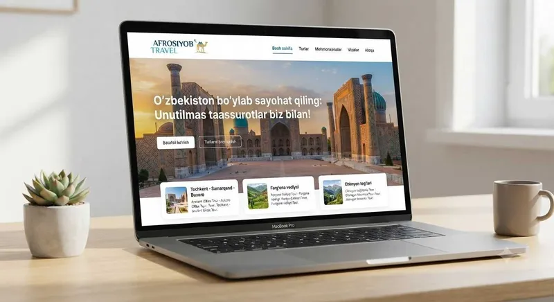Turizm agentliklari uchun zamonaviy va tezkor veb-saytlar yaratish Turizm agentliklari uchun zamonaviy va tezkor veb-saytlar yaratish