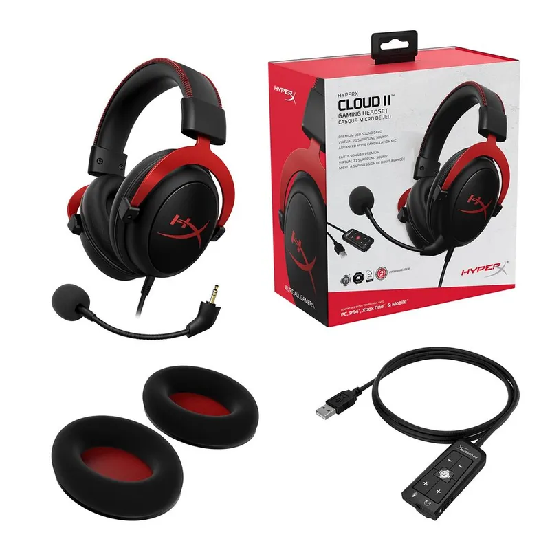 HyperX Cloud II Проводная игровая гарнитура. 1 HyperX Cloud II Проводная игровая гарнитура. 1