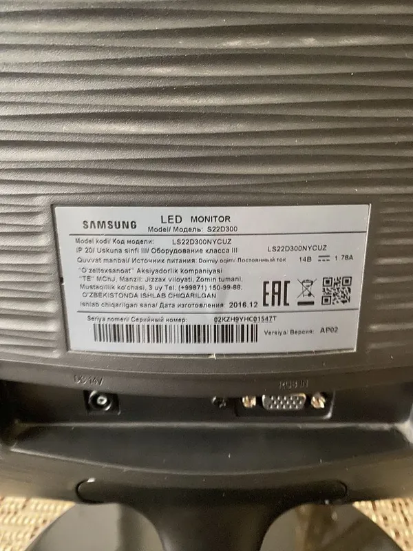 Монитор Samsung 22* 3 Монитор Samsung 22* 3