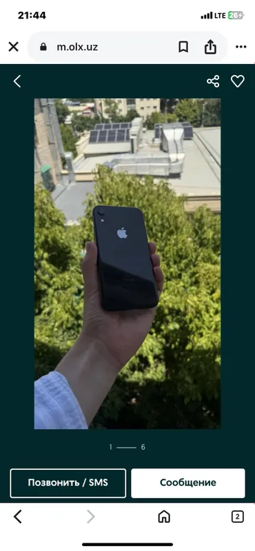 iPhone XR 128 GB Qora Face ID va True Tone 1 iPhone XR 128 GB Qora Face ID va True Tone 1