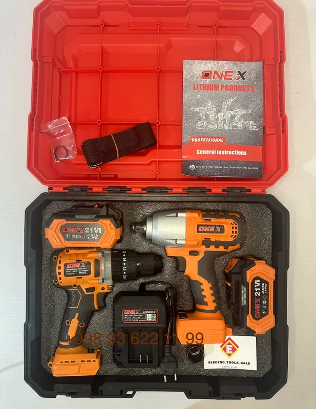2 в 1 Гайковерт и Шуруповерт ONE-X 21v 3 2 в 1 Гайковерт и Шуруповерт ONE-X 21v 3