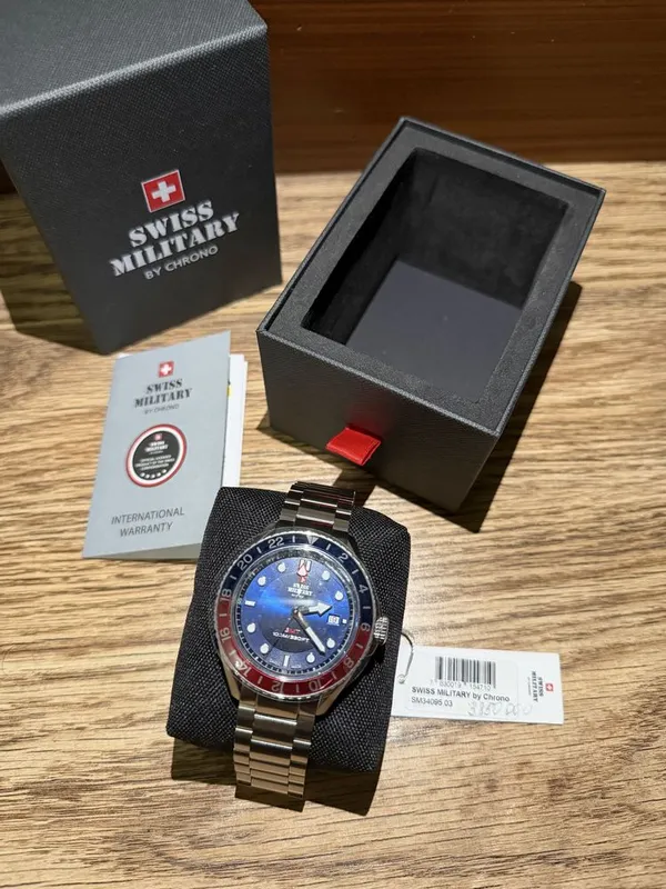 Оригинальные швейцарские часы Swiss Military GMT (Swiss Made). 2