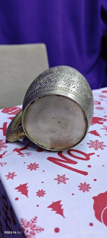 Латуная кружка,60 годов . Индия 5