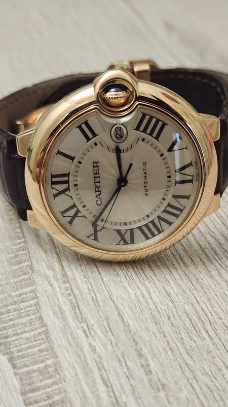 Швейцарские золотые Cartier Ballon bleu — фото 2