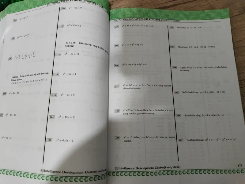 IDC Matematika 1- qism 2 IDC Matematika 1- qism 2
