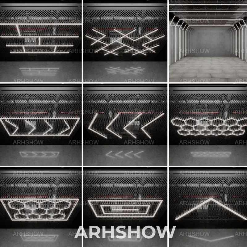 LED освещение ARHSHOW — Hexagon соты/Led chiroq — фото 3