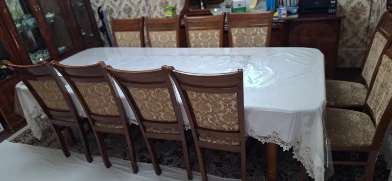 stol stullar soni 10ta stenka  holati yaxshi — фото 2