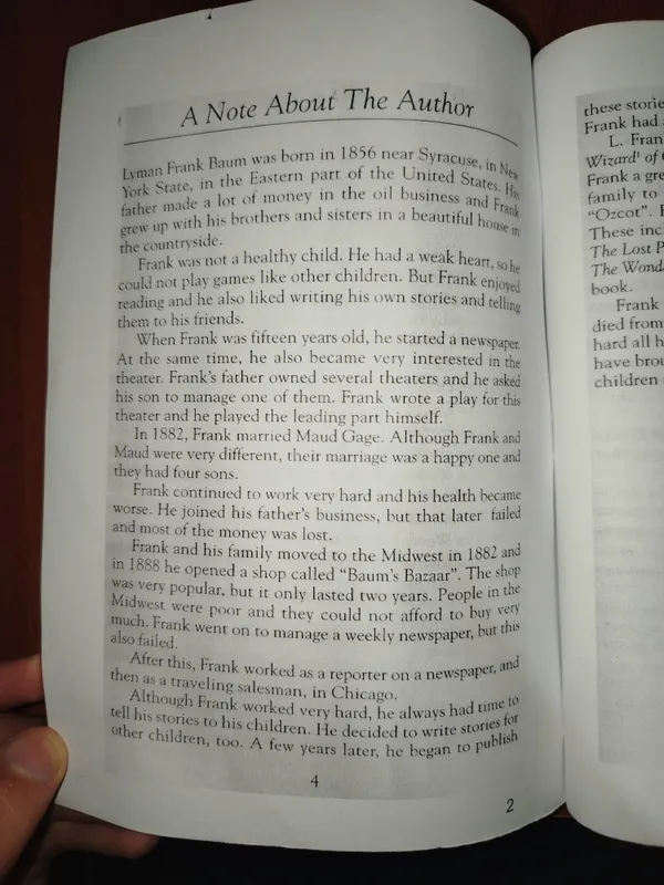 «Книга на английском «The Wizard of Oz», 259 стр, Бухара» — фото 2