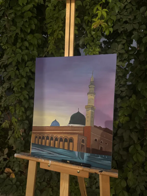 Al-Masjid an-Nabavi tasvrlangan mualliflik kartina 4 Al-Masjid an-Nabavi tasvrlangan mualliflik kartina 4