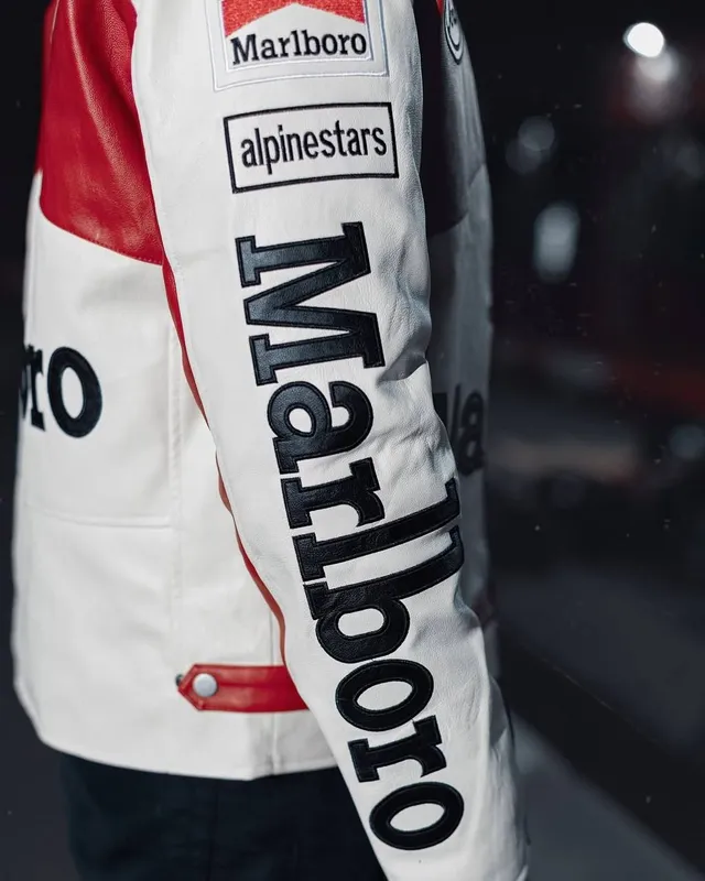 Кожаный куртка Marlboro — фото 3