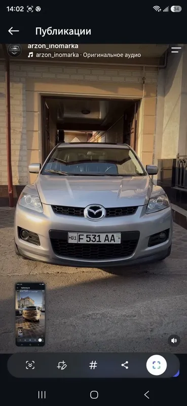 Mazda cx7 sotuda xolati zor 4 Mazda cx7 sotuda xolati zor 4