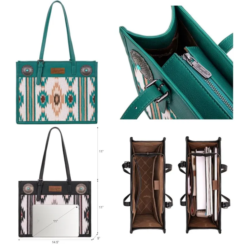 Женская Сумка из Канваса Montana West Wrangler Aztec Shoulder bag — фото 1