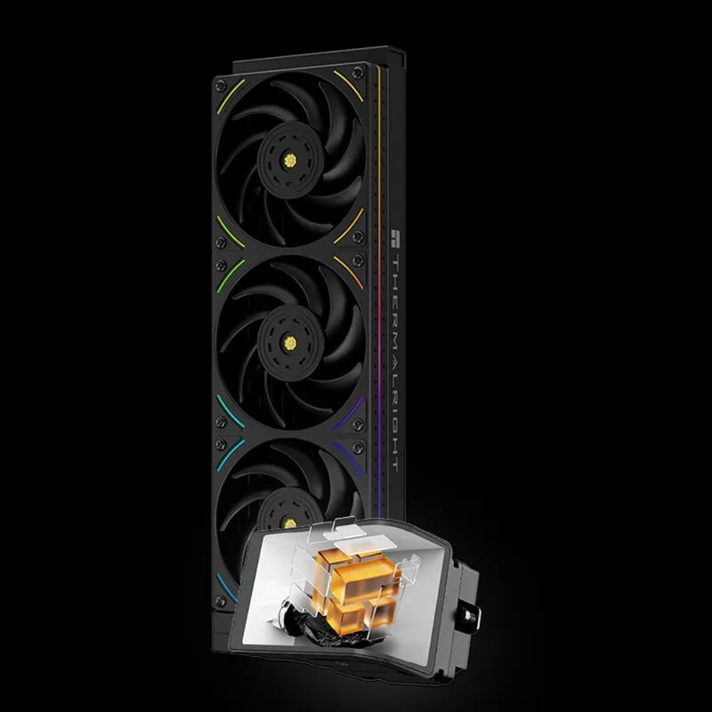 NEW Cooler THERMALRIGHT 360 Aquarium Display Black and White Optom 2