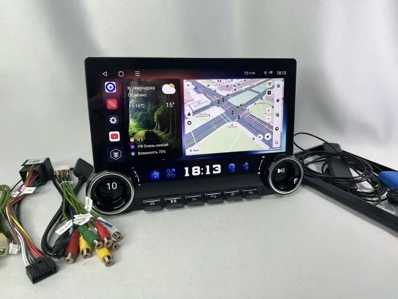 Монитор для любого авто 11.8 дюйм 4/64г андроид 15 CarPlay WiFi 4G Sim — фото 3