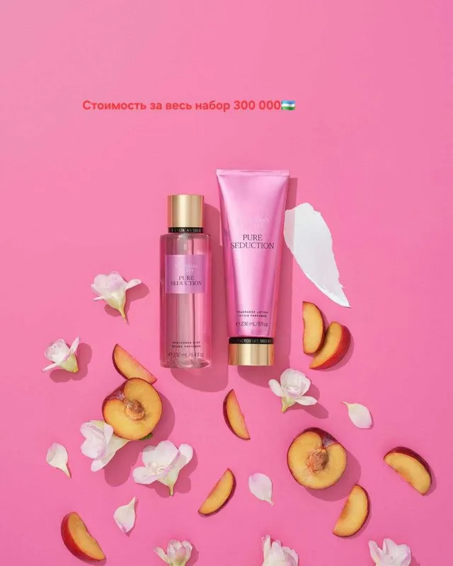 ДОСТАВКИ НЕТ Victoria's secret парфюмированный мист, лосьон набор — фото 3