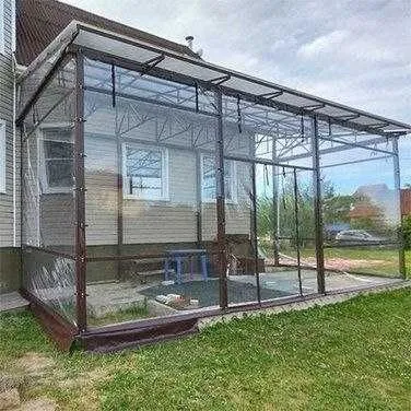 Гибкое стекло. Мягкое остекление из ПВХ. Прозрачный ПВХ 6 Гибкое стекло. Мягкое остекление из ПВХ. Прозрачный ПВХ 6