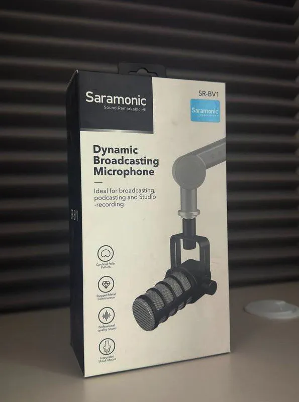 Микрофон Saramonic SR-BV1 + пантографная стойка 4