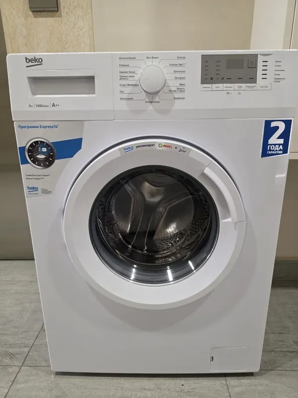 Стиральная машина Beko 6 кг / 1000 об/мин / A++
