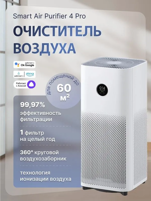 Очиститель воздуха Smart Air Purifier 4 Pro