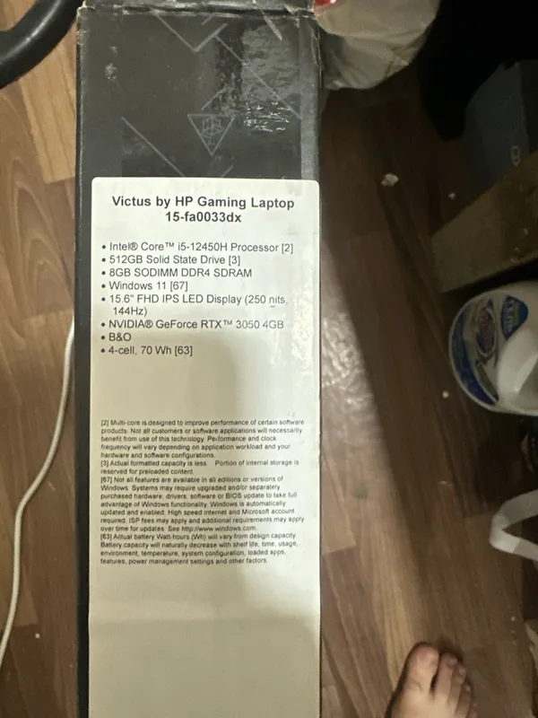 Hp viktus 8 512