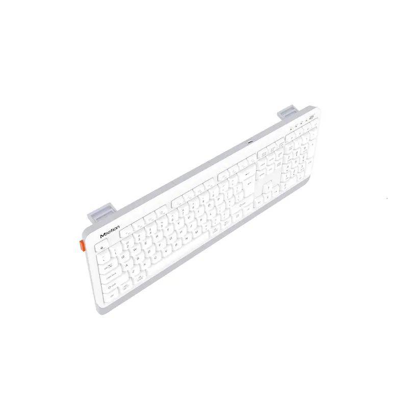 ! Беспроводная клавиатура Meetion BTK530 White — фото 1