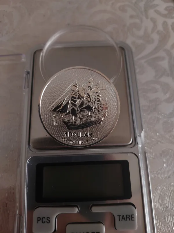 Cook Islands 1 Dollar 2023 kumush investitsion tanga 3