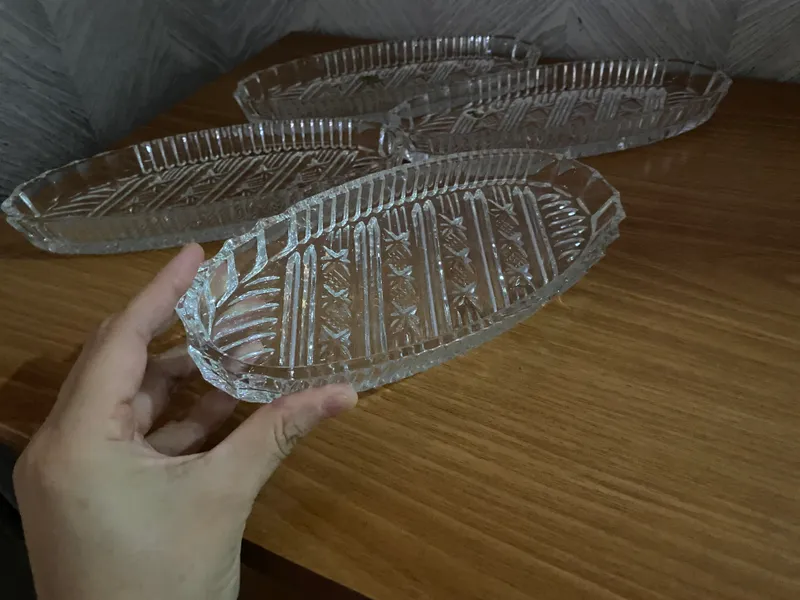 Хрустальная салатница, 4 шт. 4