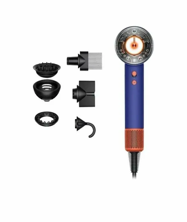 Фен Dyson Supersonic Nural HD16 Vinca Blue/ Topaz Orange (EU) 1
