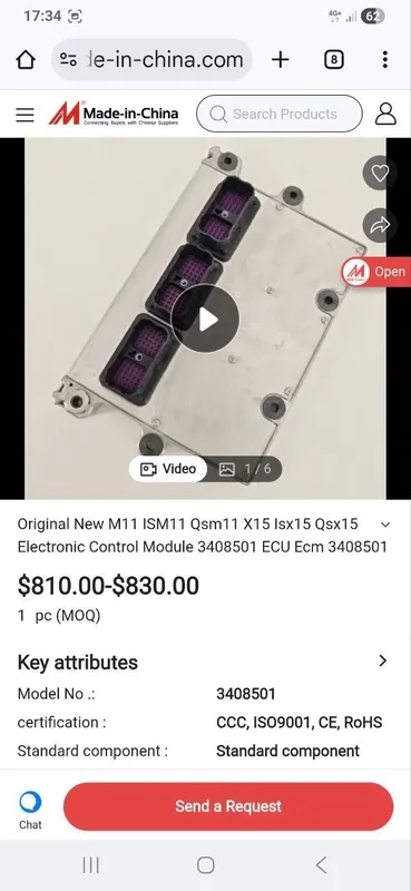 Elektron kontrol modul sotiladi