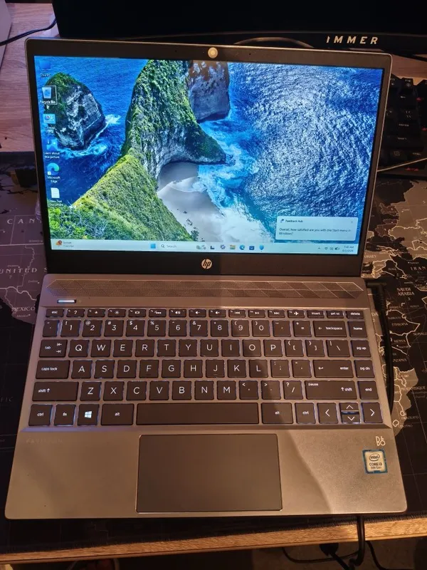 Hp Laptop 13 IPS FHD, core i3 , 4GB, ssd 128GB