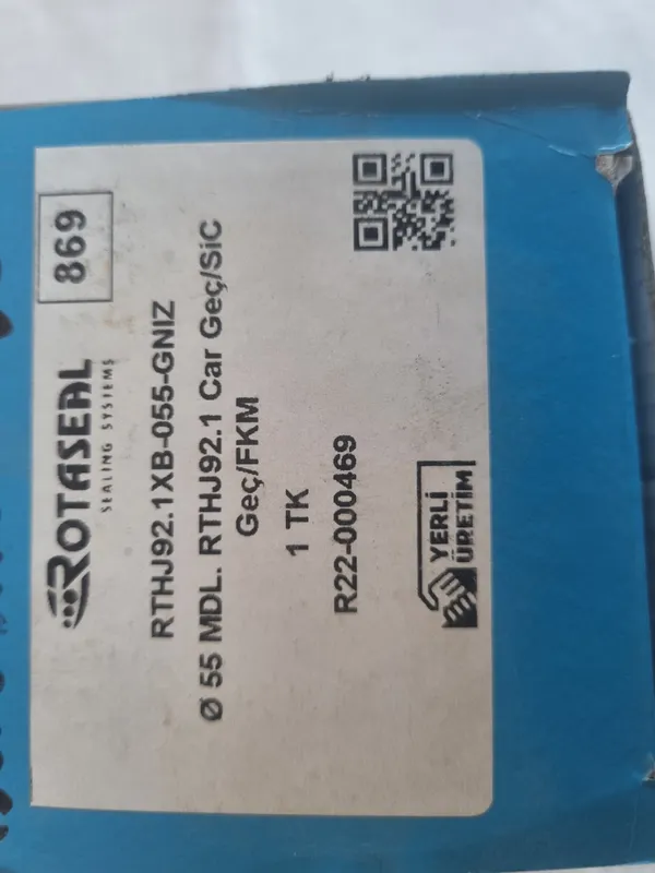 Rotaseal fibrok salnik (torli mexanik muhr) 4 Rotaseal fibrok salnik (torli mexanik muhr) 4
