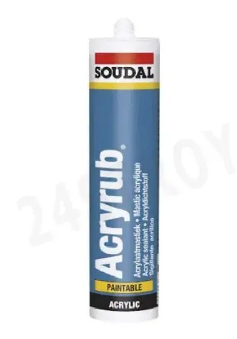 Silicone Soudal Acrylic Силикон Белого цвета 23.000 som