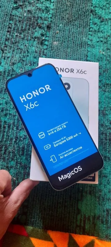 Honor x6c sotiladi xolati ideyal 6.256.gb full kamplekt — фото 1