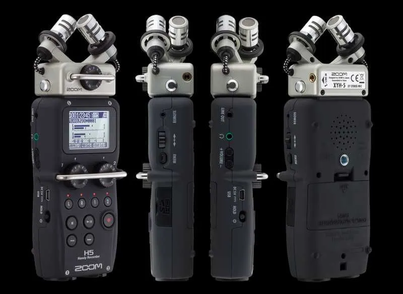 Zoom H5 recorder звуковой рекордер профессиональ диктофон звукозапись — фото 2