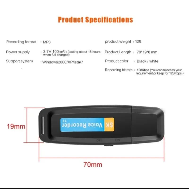 Диктофон мини USB 4 Диктофон мини USB 4