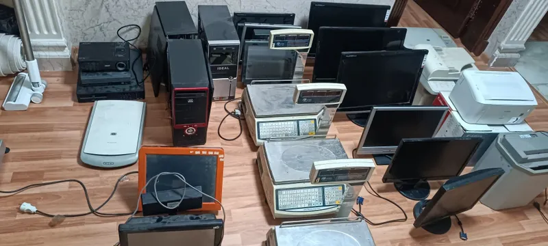 кампутир принти магазин учун електрони тарози касса апаратлар бор 8